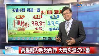 西南風影響 中南部短暫雨 明天雨停│中視新聞 20200709