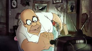 Chomet Couch Gag from Diggs  THE SIMPSONS  ANIMATION on FOX