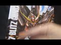 mg blitz gundam part 1 unbox gundam seed gunpla plastic model review