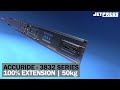 Accuride 3832 Series - Versatile Drawer Slides with 100% Extension