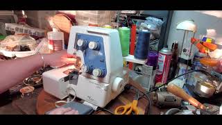 NEW HOME MY LOCK 234 SERGER DEMONSTRATION