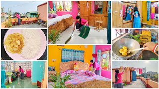 জানিনা New Kitchen কবে দেখতে পাব😟মনখারাপ থাকলেও energetic ভাবে পুরো সংসার সামলে নিতে শিখে গেছি vlog