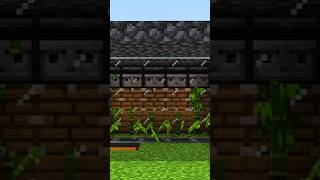 Automatic bamboo farm minecraft tutorial #tutorial #gaming #minecraft