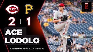 Nick Lodolo BRILLIANT AGAIN in Cincinnati Reds Win at Pittsburgh Pirates | Chatterbox Reds | Game 73