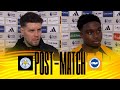 POST-MATCH | Hurzeler And Lamptey | Leicester v Brighton