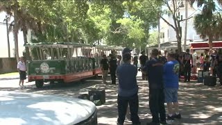 12 hurt in St. Augustine trolley accident
