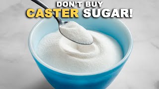 How to Make Caster Sugar in 1 Minute / Superfine Sugar