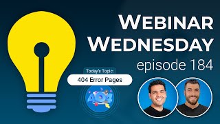 Edit \u0026 Optimize 404 Error Pages ⚠️ Membership Tips - Webinar Wednesday 184