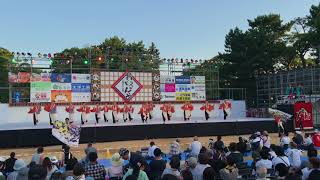 2018 第15回紀州よさこい祭り 海友会 dance team 楽舞和 砂の丸演舞場