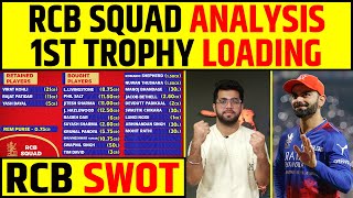 🔴RCB JEETEGA PEHLI TROPHY, RCB SQUAD \u0026 SWOT ANALYSIS