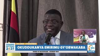 Obwakabaka butongozza olukiiko lwa BUCADEF n'Enteeteeka ya Mwannyi Terimba