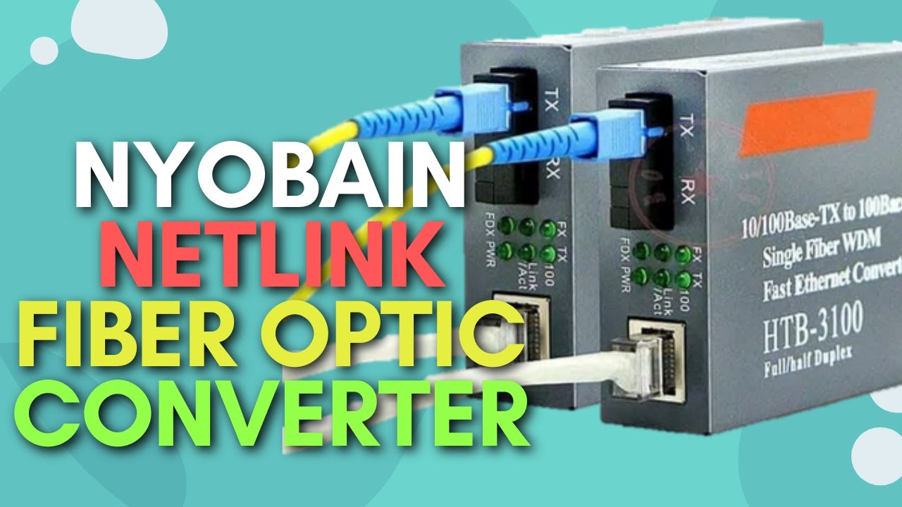 Unboxing & Review Netlink HTB-3100 - Fiber Optic Converter - YouTube