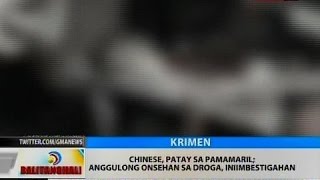 BT: Chinese, patay sa pamamaril