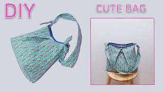 DIY shoulder bag /Bag making tutorial/귀여운 숄더백만들기/나만의 예쁜 패브릭가방만들기 [JSDAILY]