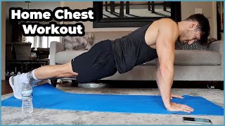 Home Chest Workout (no weights required!) | Sam Cushing