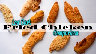 Low Carb Fried Chicken Taste Test | What's the Best Keto Fried Chicken Breading?