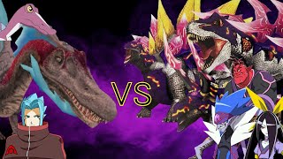 【Dinosaur King】スピノDT激闘！ザンジャーク! SpinyDTVS Fierce Fight! Space Pirate!【恐竜キング】