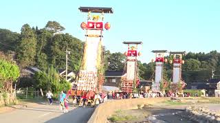 珠洲市のキリコ祭り　三崎町寺家