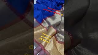 Exclusive pure handwoven || silk by masries || Real Chanderi ||