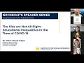 ISR Insights Speaker Series: Educational Inequalities in the Time of COVID-19, by Pam Davis-Kean