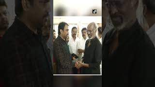 Rajinikanth pays tribute to Ram Singasan at his residence in Chennai | #Rajinikanth #Chennai #Shorts