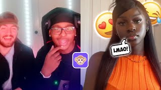 Trolling on the Monkey App at 1AM (FUNNY)😂