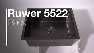 Огляд кухонної мийки Ruwer 5522 Black — Günter \u0026 Hauer