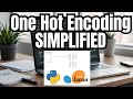 One Hot Encoding in Python | Machine Learning | OneHotEncoder scikit-learn