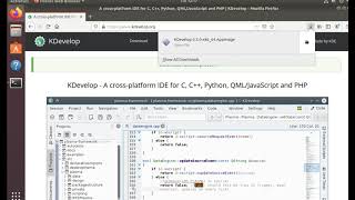 KDevelop 5.5 Ubuntu in 18.04, 19.10