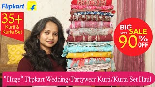 Flipkart Wedding/Party Special Haul | Flipkart Kurti/Kurta Sets Haul | Ranjana R