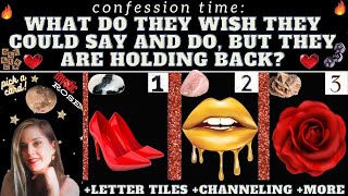 WHAT DO THEY WISH THEY COULD SAY AND DO, BUT THEY ARE HOLDING BACK?🔥 TAROT PICK A CARD (+DETAILS)