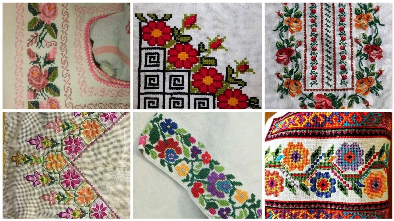 Fascinating Cross Stitch Hand Embroidery Designs Pontocruz Youtube