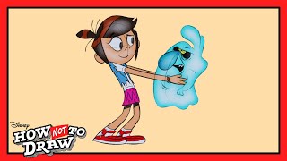 Scratch Comes to Life  🖌 | The Ghost and Molly McGee | How NOT to Draw | @disneychannel