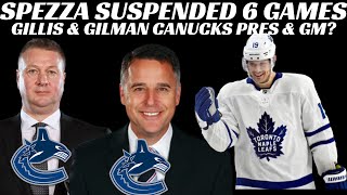 Breaking News: Jason Spezza Suspended 6 Games, Canucks GM Rumours, Waiver Claims + More