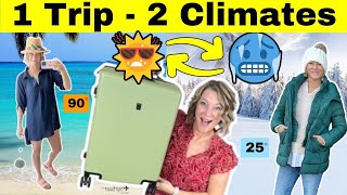 2 Climates: How to Pack for Hot or Cold Temperatures in One CarryOn Suitcase!