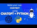 Creating Chatbot with Chatgpt and Python 🤖🤖🤖 Generative AI 🔥 text-davinci 🔥Tutorial🔥