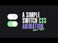 How To Create a Toggle Button with Pure HTML, CSS & Javascript