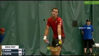 Charlottesville F | Vasek Pospisil vs Brayden Schnur • Highlights