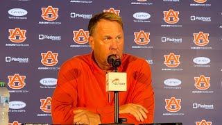 Auburn HC Hugh Freeze | Samford game week