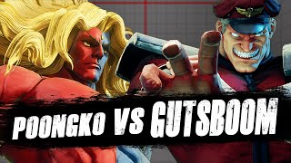 [SFV] V스킬2 장착 장군 VS 길 [GutsBoom M.Bison VS Poonko Gill] [Street Fighter V]