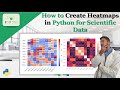 How to Create Heatmaps in Python for Scientific Data #heatmap #tutorial #python