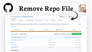 how to delete file in GitHub (Edit Repository Files)