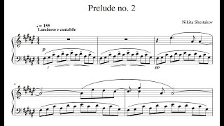 Nikita Shestakov - Prelude No. 2 Op. 10 (Piano - Nikita Shestakov)