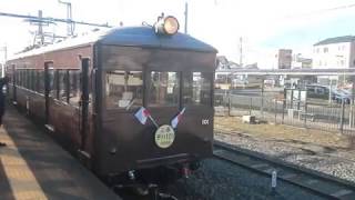 上毛電気鉄道 デハ101形 赤城駅発車