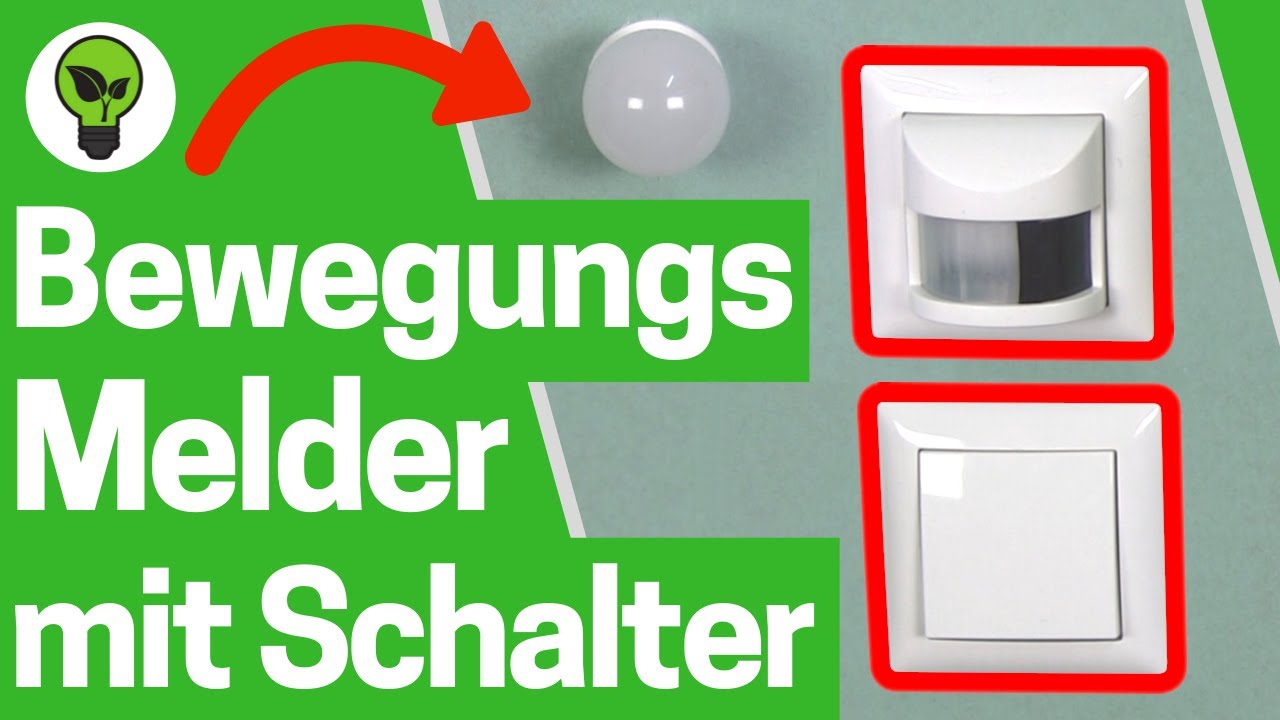 Bewegungsmelder Mit Schalter