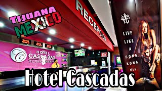 Hong Kong Club Hotel Cascadas Tijuana Mexico Check in and Room Review Day Walk