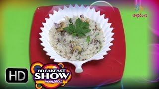 Breakfast Show -Perugu Pulao\u0026Vankaya Poori Makhaani Vepudu - 17th March 2016 - Full Episode