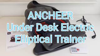 Ancheer Underdesk Electric Elliptical Trainer/ Exercise Bike