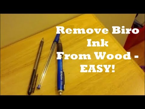 How To Remove Pen Ink Marks From Wood - EASY METHOD! How To Remove Pen Ink Marks From Wood - EASY METHOD!