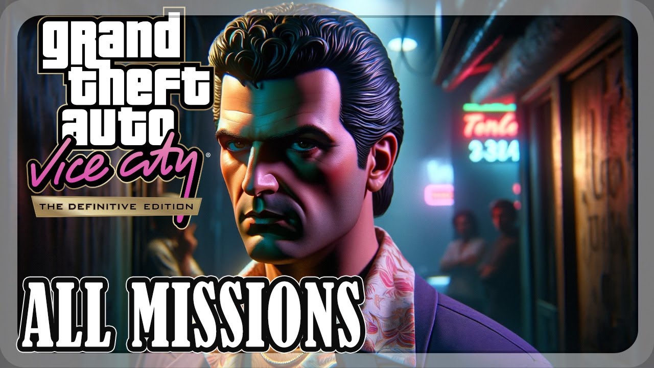 GTA Vice City Definitive Edition - All Missions [PC, 1440p, 60fps ...